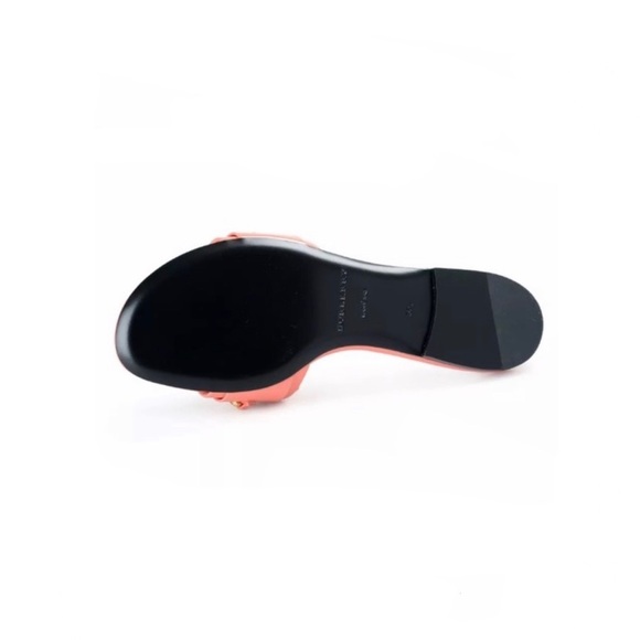 Burberry | ‘Coleford’ Patent Leather Flat Slides - Picture 15 of 16